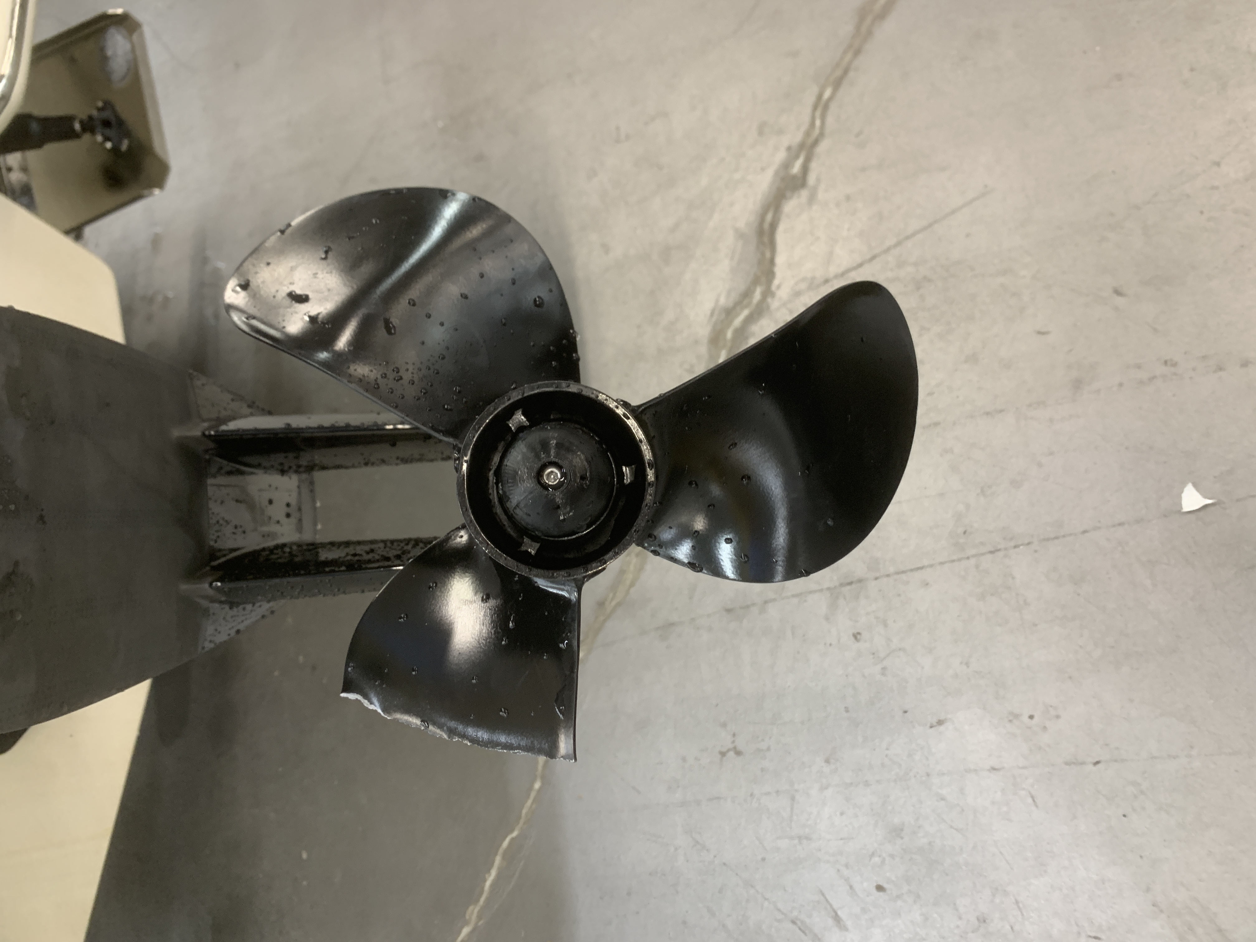 Broken propeller showing a documented failure case